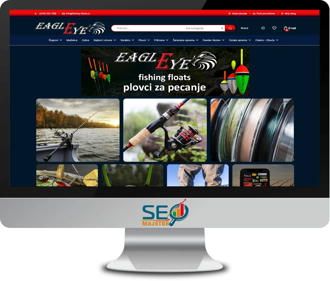 Eagle Eye Web Shop, kompletna izrada web shop sajta i kompletna seo optimizacija